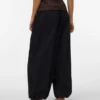 Vmjaya-broek met middelhoge taille