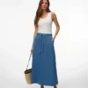 Vmjolene lange rok met middelhoge taille