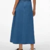 Vmjolene lange rok met middelhoge taille
