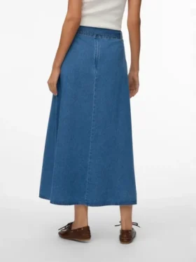 Vmjolene lange rok met middelhoge taille