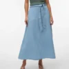 Vmjolene lange rok met middelhoge taille