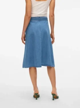 Vmjolene midi-rok met hoge taille
