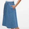 Vmjolene midi-rok met hoge taille