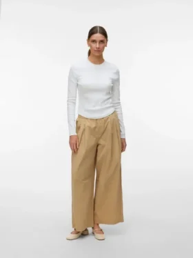 Vmjose broek met middelhoge taille