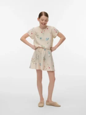 Vmjosie kort rokje met middelhoge taille