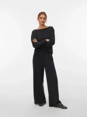 Vmjulia-broek met hoge taille