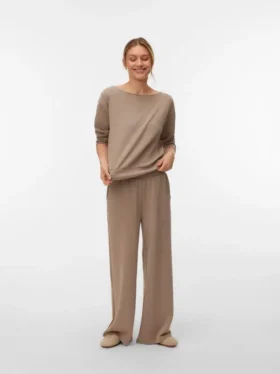 Vmjulia-broek met hoge taille