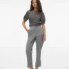 Vmjulia-broek met middelhoge taille