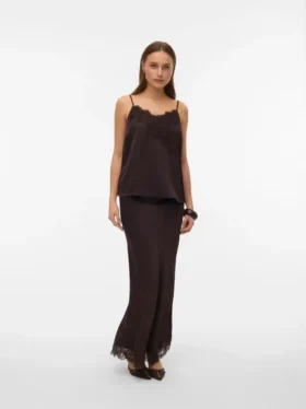 Vmjulia lange rok met hoge taille
