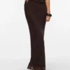 Vmjulia lange rok met hoge taille