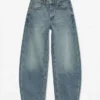 Vmjuno Mid Rise Barrel Fit-Jeans
