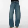Vmjuno Mid Rise Barrel Fit-Jeans