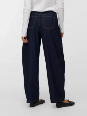 Vmkaitlin High Rise Barrel Fit-Jeans