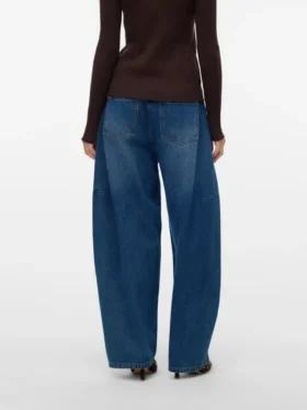 Vmkaitlin High Rise Barrel Fit-Jeans