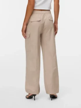 Vmkarlie cargobroek met middelhoge taille