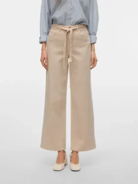 Vmkarlie-Jeans met middelhoge taille en wijde pijpen