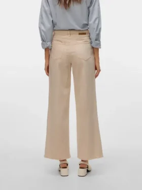 Vmkarlie-Jeans met middelhoge taille en wijde pijpen