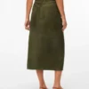 Vmkathy midi-rok met hoge taille