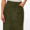 Vmkathy midi-rok met hoge taille