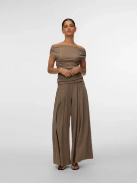 Vmkayla-broek met middelhoge taille