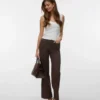 Vmkayla-Jeans met hoge taille en wijde pijpen