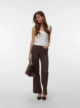 Vmkayla-Jeans met hoge taille en wijde pijpen