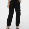 Vmkim cargobroek met middelhoge taille