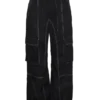 Vmkim cargobroek met middelhoge taille
