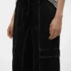 Vmkim cargobroek met middelhoge taille