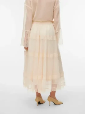Vmkinsley lange rok met middelhoge taille