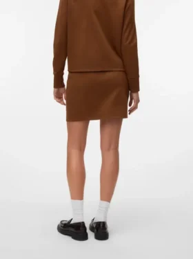 Vmkreta korte rok met hoge taille