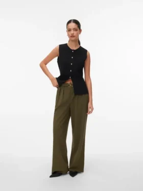 Vmkristina broek met hoge taille