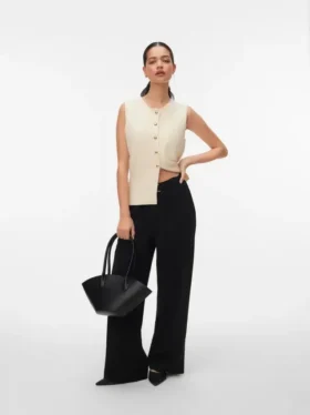 Vmkristina broek met hoge taille