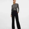 Vmlava broek met hoge taille