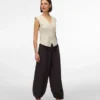 Vmleia-broek met middelhoge taille