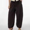 Vmleia-broek met middelhoge taille