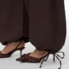 Vmleia-broek met middelhoge taille