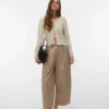 Vmlena-broek met middelhoge taille