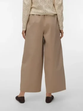 Vmlena-broek met middelhoge taille
