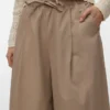 Vmlena-broek met middelhoge taille