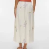 Vmlina midi-rok met hoge taille