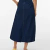Vmlinda lange rok met middelhoge taille