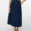 Vmlinda lange rok met middelhoge taille