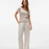 Vmlinn-broek met middelhoge taille