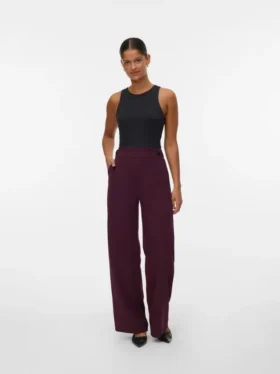 Vmliva broek met hoge taille