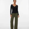 Vmliva broek met hoge taille
