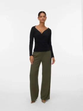Vmliva broek met hoge taille