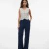 Vmliva broek met hoge taille