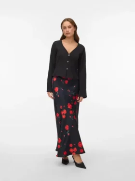 Vmlivia lange rok met hoge taille