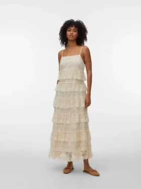 Vmloretta lange jurk